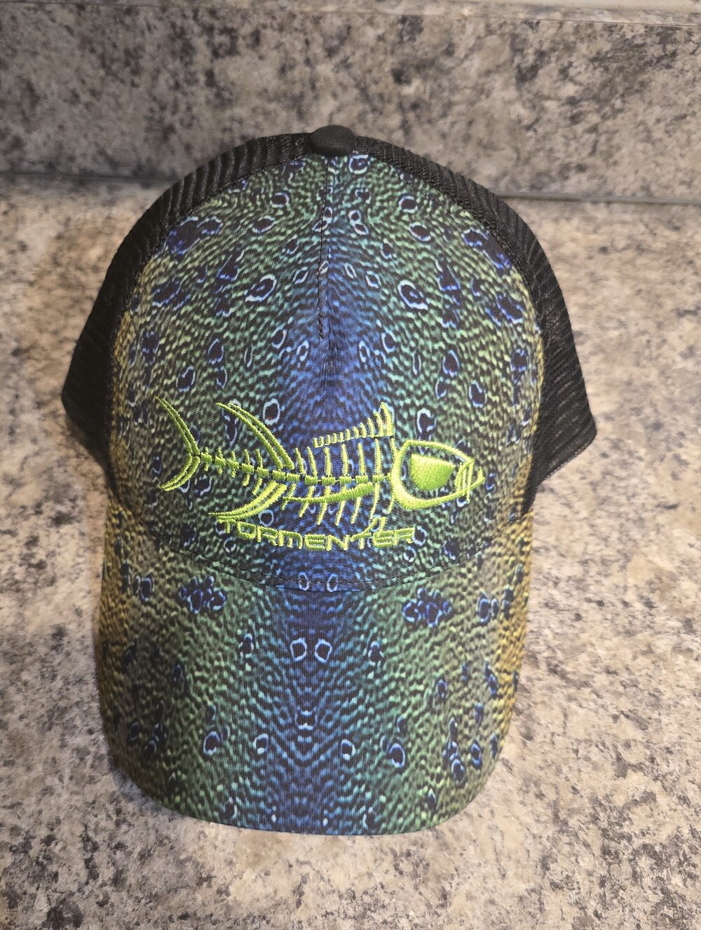 TORMENTER Tuna Mahi Skin Snapback Men's Trucker Hat